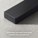 Samsung Q-Series 3.1.2 Soundbar med subwoofer, Bluetooth og Wi-Fi - HW-QS710F, Svart