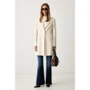 Fracomina Dame Frakker Beige M,