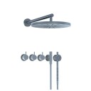 Vola 5471S-061 dusjsett, børstet krom