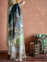 Bloomingville Isnel Pledd Brun Bomull 130x160