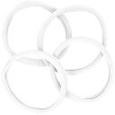 By Lyko 4-pack Soft Hair Ties White