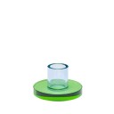 Hübsch Astra Lysestake 7 cm Blågrønn Elegant Design