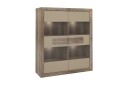 Vitrineskap Edirne 41x134 cm   Beige/Brun