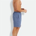 Panos Emporio Regular Solid Swimshorts - Captain Blue Blå M