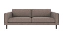 Rowico Home Braden 3 seters sofa Mørk beige Bobby 4 Brun eikben