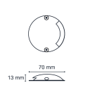 Lightson Vegg-/Terasselampe Zenit 1586332-01-0 1586338-01-0