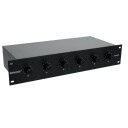 Omnitronic Pa 6-Zone Stereo Cont 5w Bk