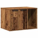 Vidaxl Skap Til Kattetoalett Gammelt Tre 60X40X40 cm Konstruert Tre