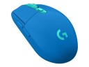 Logitech G305 LIGHTSPEED - Blue - Gaming mus - Optisk - 6 - Blå med RGB