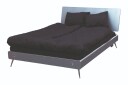 Tenzo Belair sengeramme Alu metal grey 90 x 200 cm Grå