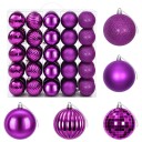 vidaXL Juleballsett 50 stk. Syrin 8 cm Polystyren