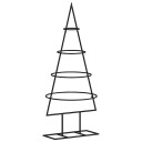 vidaXL Juletre til dekorasjon metall svart 60 cm