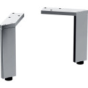 GEBERIT bensett 217 mm aluminium krom