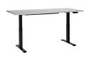 Bina Skrivebord 80x180 cm   Grå/Svart