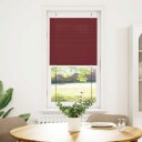  Plisségardin Bordeaux Rød 65x150 cm Stoff Bredde 64,4