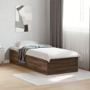  Sengeramme brun eik 90x190 cm konstruert tre 8721102617072