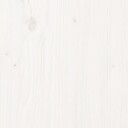 vidaXL Sengegavl hvit 122,5x3x80,5 cm heltre furu