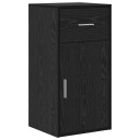  Serviesskap Svart eik 38 x 34.5 x 75 cm Konstruert tre