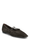 ALOHAS Sway Suede Coffee Brown Leather Ballet Flats   Brown   41