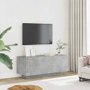 vidaXL TV-benk betonggrå 100x35x40 cm sponplate