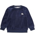 Blå   2 delt Sett i Velour Indigo Blue   98