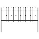 vidaXL Spikertrekk Asten Svart 200 x 130 cm Pulverlakkert stål