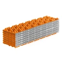 Nemo Equipment Switchback™ Regular, liggeunderlag Regular orange/silver