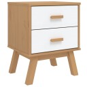  Nattbord OLDEN hvit og brun heltre furu 8721012133556