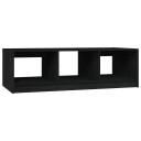 vidaXL Salongbord 110x50x34 cm heltre furu svart
