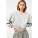 Lollys Laundry Sydneyll Sweatshirt Ls   11 GREY MELANGE   XXL
