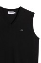 J.Lindeberg Liam Knitted Svart Golfgenser herre Black X Large