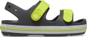 Crocs Crocband Cruiser Kids Sandaler Slate Grey/Acidity 20-21