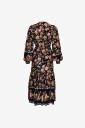 byTimo   Midikjole Bohemian Midi Dress   Svart