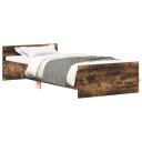  Sengestamme med hodegatt Røkt Eik 80 x 200 cm Konstruert tre