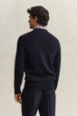Gant Supima Cotton C Neck   Navy   M