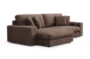 Arken Lyx 4 seter Vendbar L formet Dyp Divansofa i Manchester   Brun