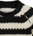 Calvin Klein Genser   Strikk   Stripe   Black/Whitecap   Calvin Klein   2 år 92   Genser Hvit Svart