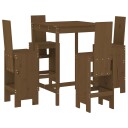  Hagebarsett 5 deler honningbrun heltre furu 3157772