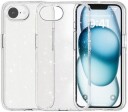 Trolsk Mobildeksel Glitter (iPhone 17e/16e) Transparent