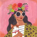 Cat lady Plakat Plakat / 50x50cm