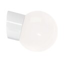 Ifö Electric Ab Globe 150 Blank Opal Vegglampe E27 Skrå IP54 6044 540 16