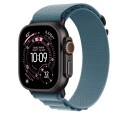 Apple 49/46 mm Light Blue Alpine Loop   Medium   Black Titanium Finish