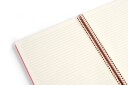 Kozo Notatbok M/spiral Premium A4 Guava Pink