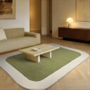 Ullteppe   Puri Hand Tufted Wool Premium grønn/kremfarget Størrelse: 240 x 340 cm