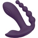 VIVE VIVE Kata Pulse Wave & Vibrating Double Penetration Vibrator Purp