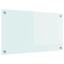  Kjøkkenbakplate Hvit 70 x 40 cm herdet glass
