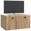  Vegghengt TV skap 59,5 x 41 x 30 cm Artisan eik Konstruert tre