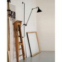 Dcw 214 Vegglampe Round Chrome/Black Lampe Gras