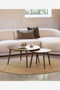 Håum   Salongbordsett Winston 2 Pcs   Brun