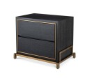 Hazel nattbord charcoal grey